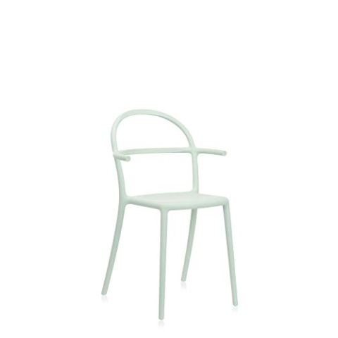 Kartell Generic C Armlehnstuhl, Plastik, Grün, 52 x 83.5 x 51 cm