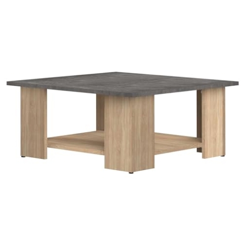 Symbiosis Square Pc-Gaming-Netzteil Stromversorgungsnetz | Saving Iony | aktiv | Ultra Silent | Kugellager für Fans ATX Mp-900, Marrone (Rovere/Cemento), 67x67x30,5cm