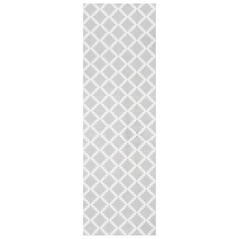 Zala Living Home Fußmatte für Innen und Außen 50x150cm – Fussmatte Schmutzfangmatte Modernes-Design Türmatte Waschbar & Wetterfest, rutschfest für Eingangsbereich & Außenbereich – Elegance Grau