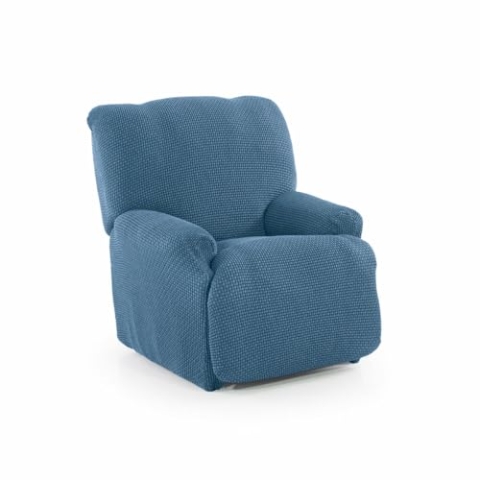 SOFASKINS® Sofabezug für Relaxsessel, super elastisch, Sofabezug, atmungsaktiv und langlebig, einfach anzubringen, Größe 70-90 cm, Himmelblau