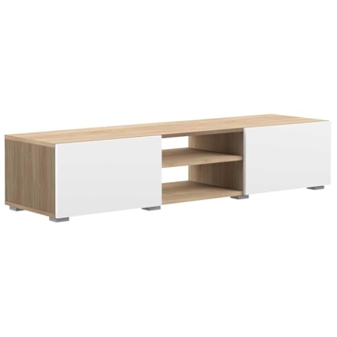 Symbiosis, Podium 140, Mobile TV, Braun (Braun/Weiß), 31 x 140 x 42 cm