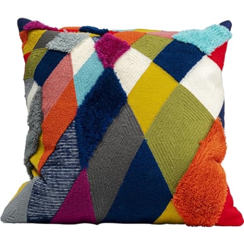 Kare Design Kissen Diamonds Multi 45x45cm Deko, Stoff, 45x45x5cm
