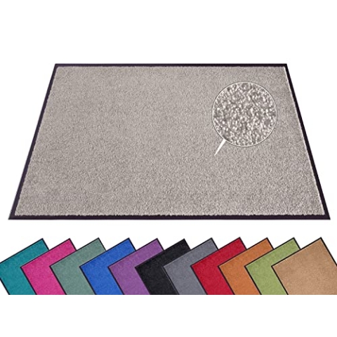 Hanse Home Fußmatte (S-XXL) 120x180cm – 12 Farben – Fussmatte Outdoor Schmutzfangmatte Türmatte Waschbar & Wetterfest rutschfest für Eingangsbereich & Außenbereich – Taupe