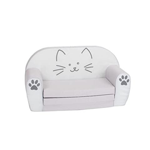 Knorrtoys 68481-Kindersofa-Katze Lilli, Baumwolle, Bunt