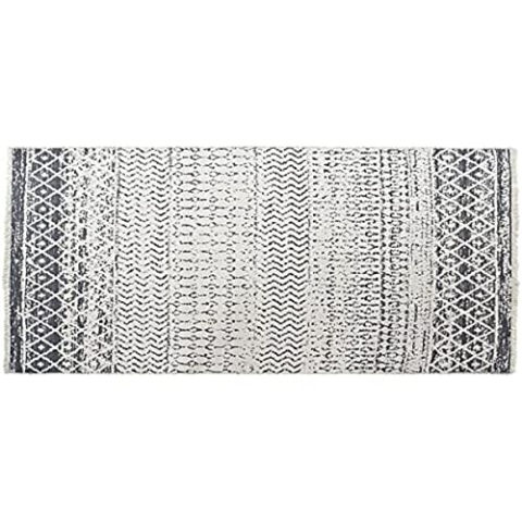 Dkd Home Decor Teppich, Weiß, Polyester, Baumwolle, 120 x 180 x 1 cm