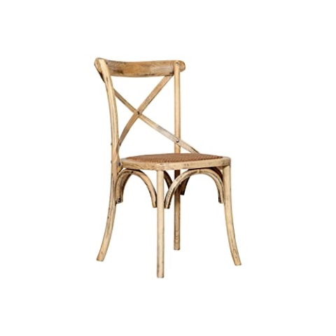 Biscottini Küchenstuhl aus Holz 86,5 x 42,5 x 46,5 cm – Küchenstühle aus Holz Made in Italy – Vintage-Stühle für Esszimmer – Stühle aus Holz Küche
