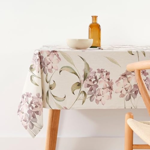 Belum Tischdecke mit Fleckenabweisend, Größe 300 x 140 cm, extraweich, Mehrfarbig, 100, Stoff 100% Bio-Baumwolle, Modell 0120-361