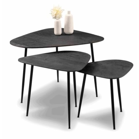 M2 Kollektion 3-Satztisch Trio, 67x50x72/52x45x52/42x40x42 cm