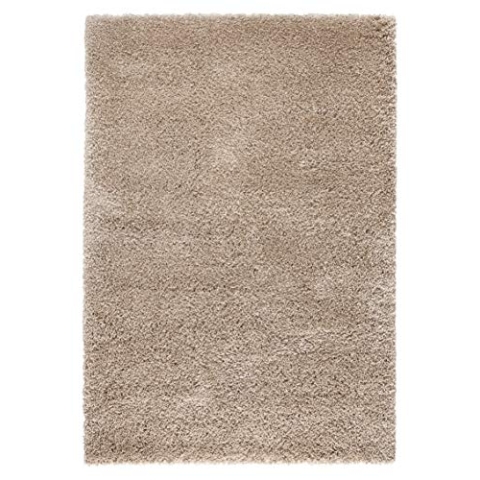 Mint Rugs Hochflor Teppich Venice Braun Meliert, 120x170 cm