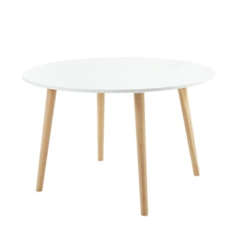 BAÏTA - Esstisch Oratello, lackiert, Weiß, Durchmesser 160 cm, 4 bis 6 Personen