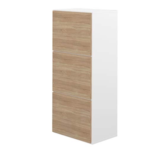 Symbiosis 4003 a2134 a00 Schuhschrank Holz Weiß/Eiche/Natur 50 x 118,7 x 33,1 cm