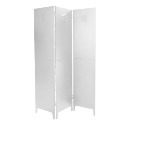 Urban Living INDUSTRIEL SCHWARZ PARAVENT EN Metal 3 PANNEAUX 120XH170CM