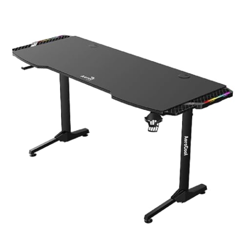 AeroCool Gaming-Tisch ACD2-140 V2 Schwarze Platte/Gestell