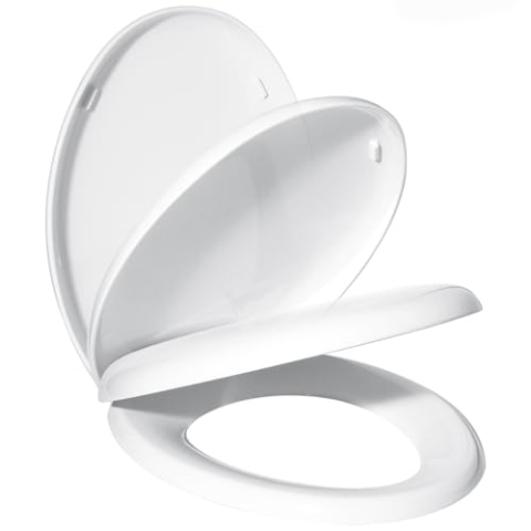 Gelco Design 702488 WC-Sitz Secret, Absenkautomatik, Weiß