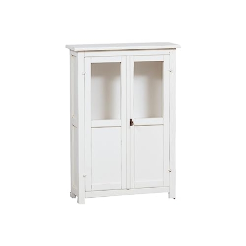 Biscottini Wohnzimmer-Schaufenster aus Holz 68 x 25 x 98 cm - Barschrank für Haus Spirituosen - Küchenmöbel und Wohnzimmermöbel