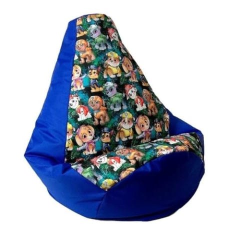 GO GIFT Sitzsack, Blau, Oxford-Stoff, reißfest, 140 x 100 cm