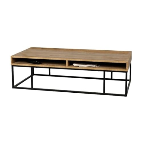 Urban living Niedriger Tisch, Holz/SCHWARZ, Normal