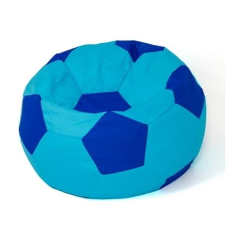 GO GIFT Sitzsack, Blau, Oxford-Fußball