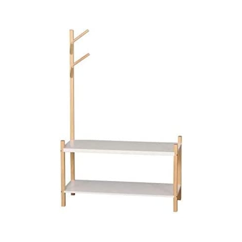 Fornord Judy WILD Dream SCHUHABLAGE 2 Regale MIT Garderobe 80X30XH120CM