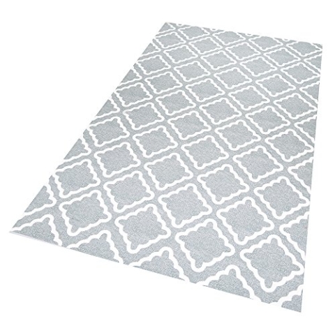 Zala Living 103227-195x120 Amy Vinylmatte, Vinyl, Blaugrün Strukturiert, 195 x 120 x 0,02 cm