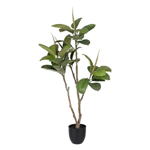 BigBuy Home Dekorative Pflanze 116 cm Grün PVC Eiche