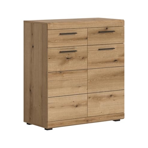 xonox.home Garderobe Scout X06H5603 Kommode Sideboard Schrank in Evoke Oak Nb., ca. 90x96x37 cm