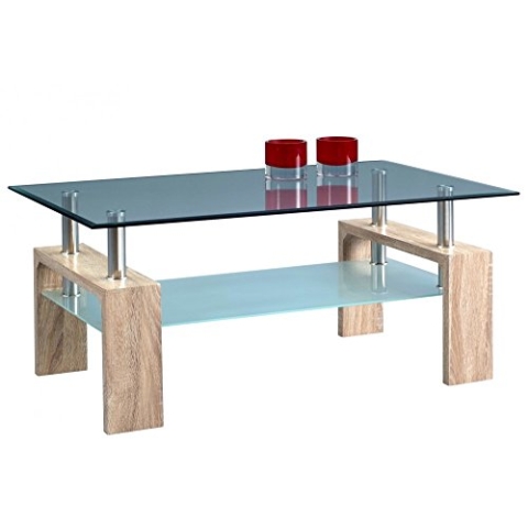 M2 Kollektion 274642 Couchtisch, 100 x 45 x 60 cm, Dekor Sonoma Eiche