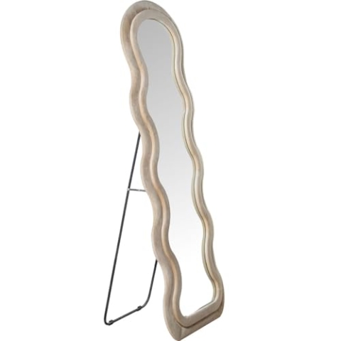 Alexandra House Living Standspiegel Beige 160 x 60 cm 60 x 3,5 x 160 cm D1627371 - EAN:8427701721362