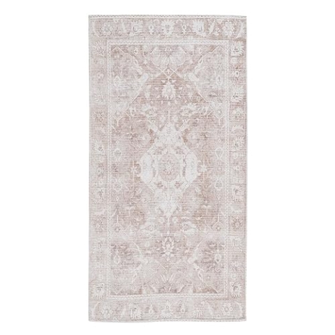 BigBuy Home Teppich 80 x 150 cm Polyester Baumwolle Taupe