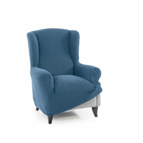 SOFASKINS® Sofabezug für 1-Sitzer, super elastisch, Sofabezug, atmungsaktiv und langlebig, einfach anzubringen, Größe 70-110 cm, Himmelblau