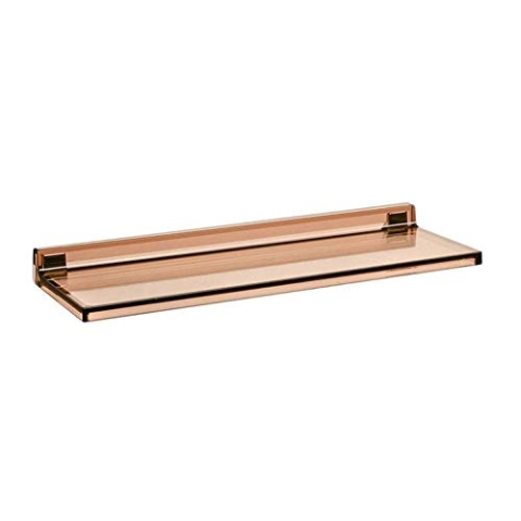 Kartell Shelfish Ablageregal, PMMA, pink, 45,2 cm x 15,5 cm x 4 cm
