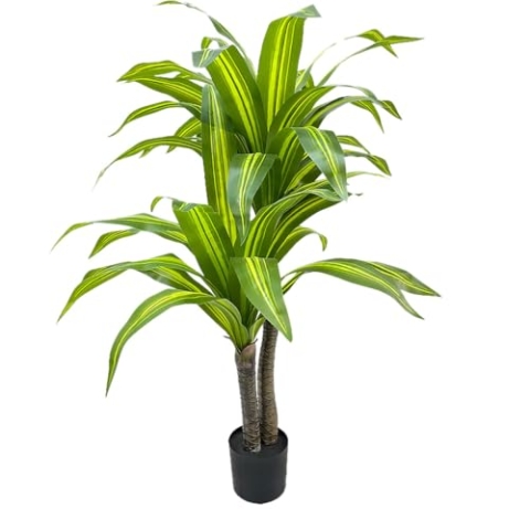 Alexandra House Living Dekorative Kunstpflanze Dracena 130 cm