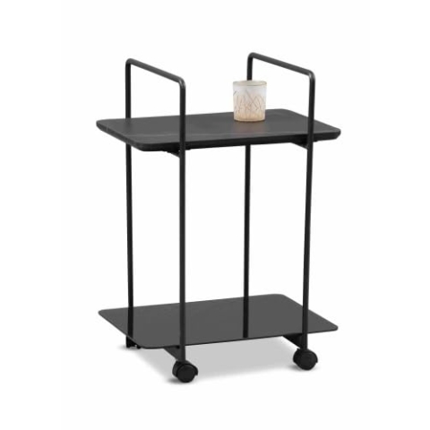 M2 Kollektion Beistelltisch Doppio 1", 35x65x45 cm