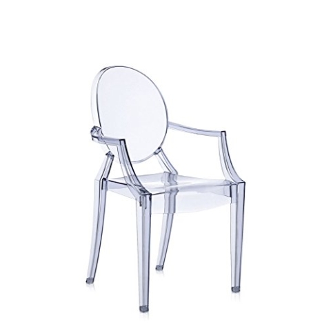 Kartell Louis Ghost, Stuhl, 2er-Satz, Eisblau