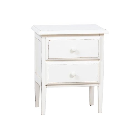 Biscottini Nachttisch aus recyceltem Holz 55 x 35,5 x 65 cm | Nachttisch rustikal | Vintage Nachttische mit antikem Finish