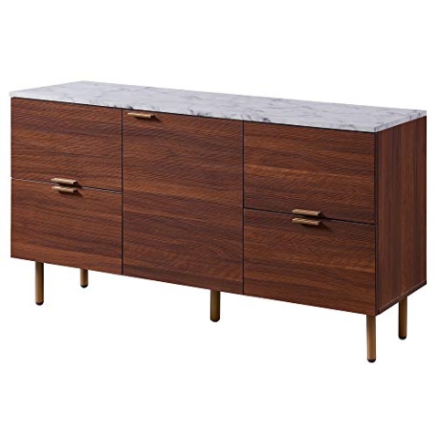 Furniture 247 Kommode mit Schubladen Anrichte aus Holz Ashton Versanora VNF-00081