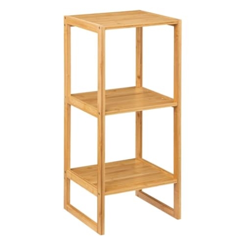 5five - hohes Regal 2 Ebenen 30cm lab n modul Bambus