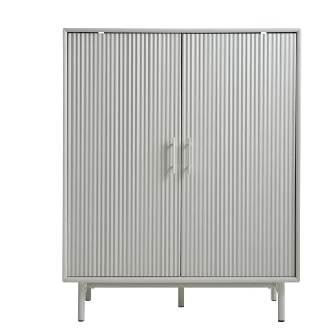 FJORDFORM Küchenschrank, Hochschrank, Küchenbuffet, Buffetschrank, Esszimerschrank mit Schubladen, Wohnzimmer, Esszimmer