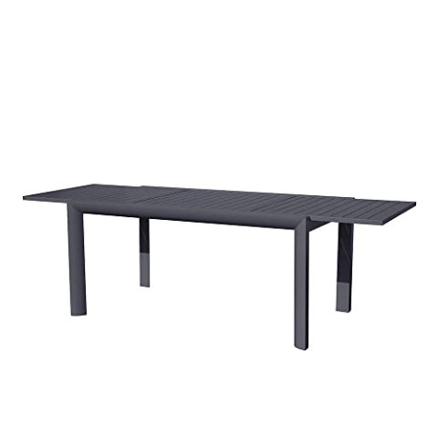 RED DECO gartentisch, Aluminium, grau, one Size