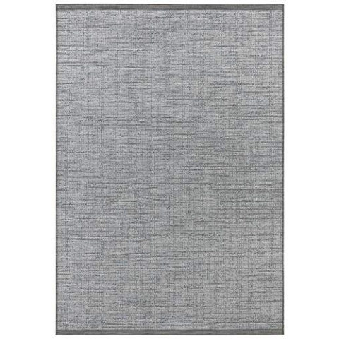 Elle Decoration Lens In-und Outdoor Teppich Kurzflor – Modern Plain Design Flachgewebe – Wetterfest für Terrasse, Balkon, Wohnzimmer, Küche, Büro und Schlafzimmer in Blau, 115x170cm, 115x170 cm