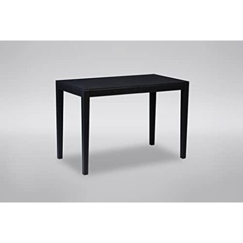 M2 Kollektion Gunar Schreibtisch, Holzwerkstoff, schwarz, B/H/T = 110x75x60cm