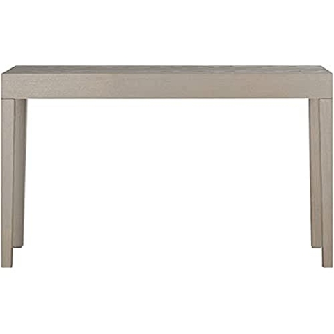 Safavieh Lackierte Konsole, Metall, steinfarbenes Graubraun/schwarz, 130 x 34 x 80.01 cm