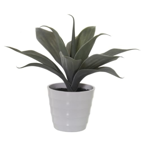 Alexandra House Living Dekorative Pflanze aus Kunststoff, Aloe Vera, 16 x 16 x 30 cm