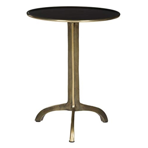 SAFAVIEH Modern Accent Table with Wooden , in Silver, 41 X 41 X 50.8