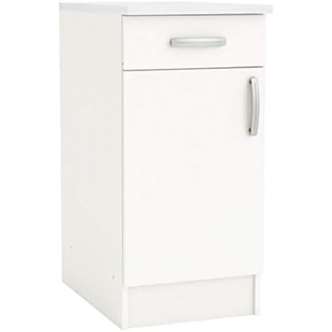 Demeyere Caisson de Rangement Avec Porte Dimensions : 40 x 60 x 85 H cm. Couleur : Blanc. Matériau : mélamine.