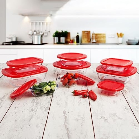 Ô Cuisine Quadratische Lunchbox mit Deckel, Standard