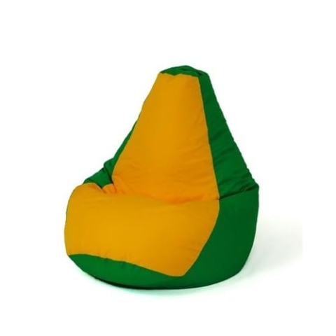 GO GIFT Sitzsack, Gelb, Grün, 105 x 80 cm, Birne