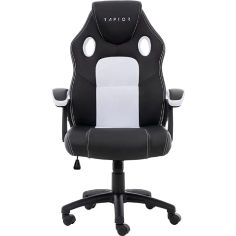 Raptor-Gaming Gaming-Stuhl RS-GS-40 Schwarz/Weiß