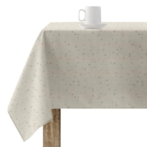 Belum | Tischdecke aus Kunstharz, schmutzabweisend, Größe: 200 x 140 cm, Modell: Merry Christmas 23-100, rechteckige Tischdecke, wasserdicht