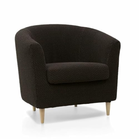 SOFASKINS® Sofabezug, super elastisch, Sofabezug, atmungsaktiv und langlebig, einfach anzubringen, Maße 60-90 cm, Braun